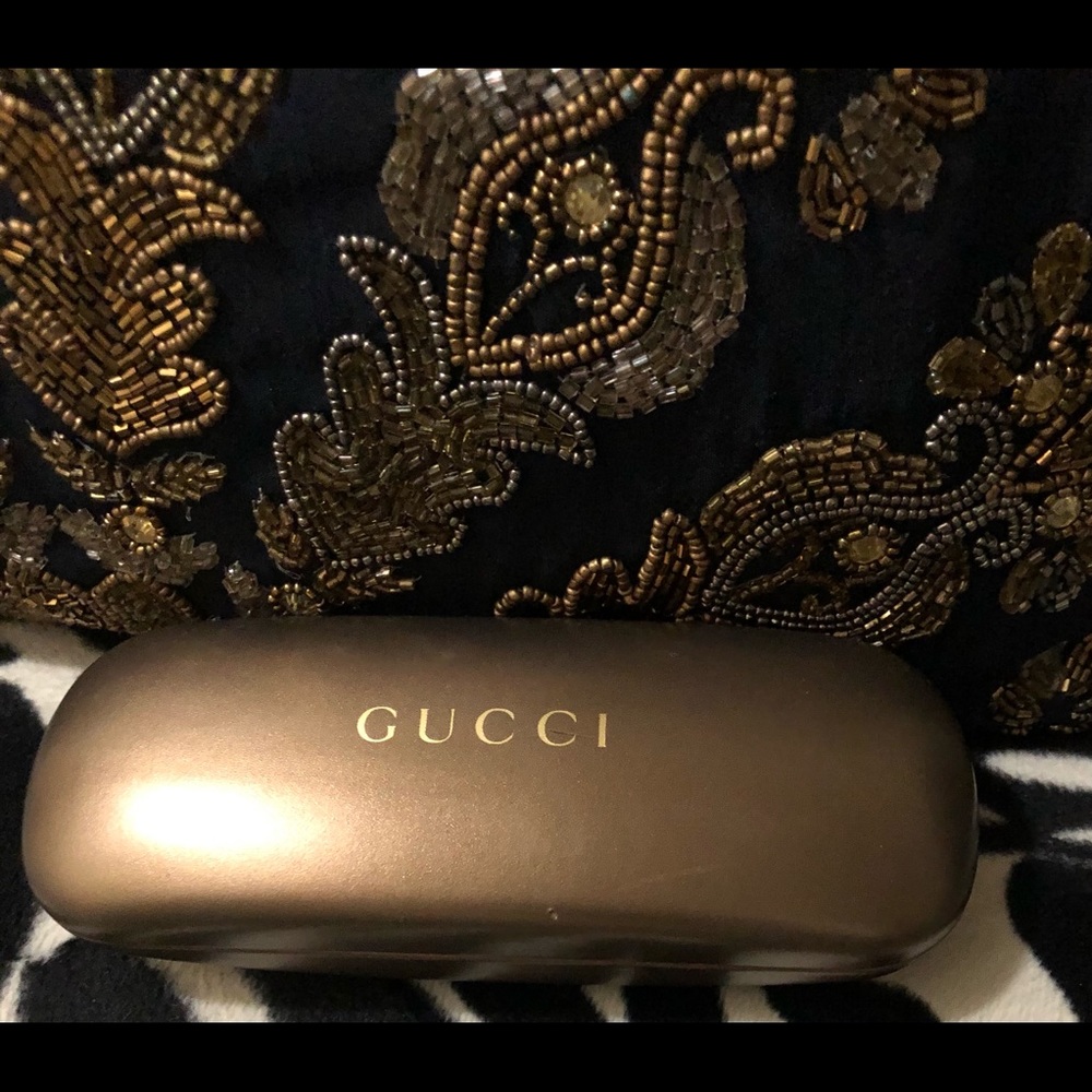 Authentic Gucci Glasses Case. Empty. Brown. - image 7